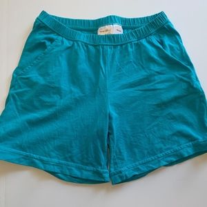Hanna Andersson Size 160 Teal Free Time Shorts